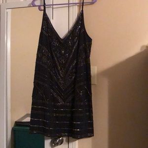 NWT Free people sequined slip dress size L